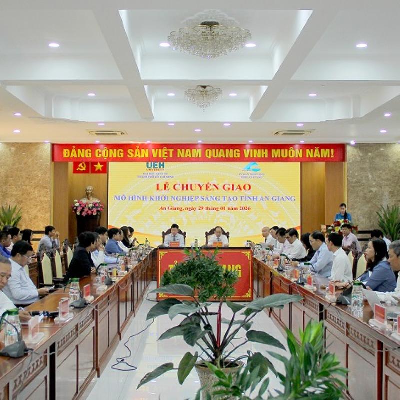 Chuyển giao mô hình khởi nghiệp sáng tạo tỉnh An Giang