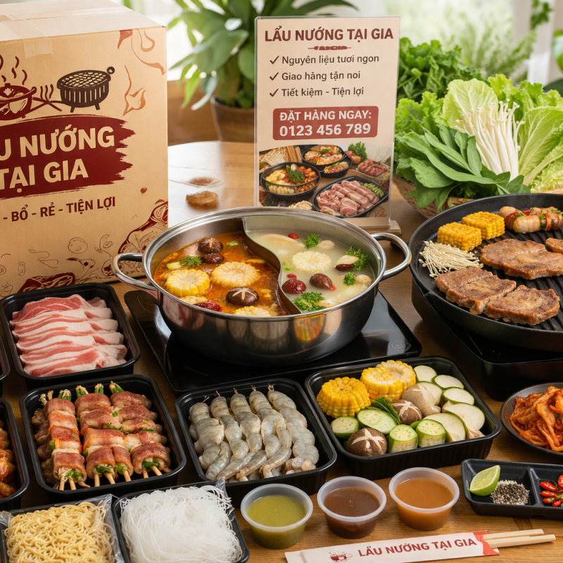 Lẩu nướng tại gia – Xu hướng khởi nghiệp mới trong thời đại bận rộn