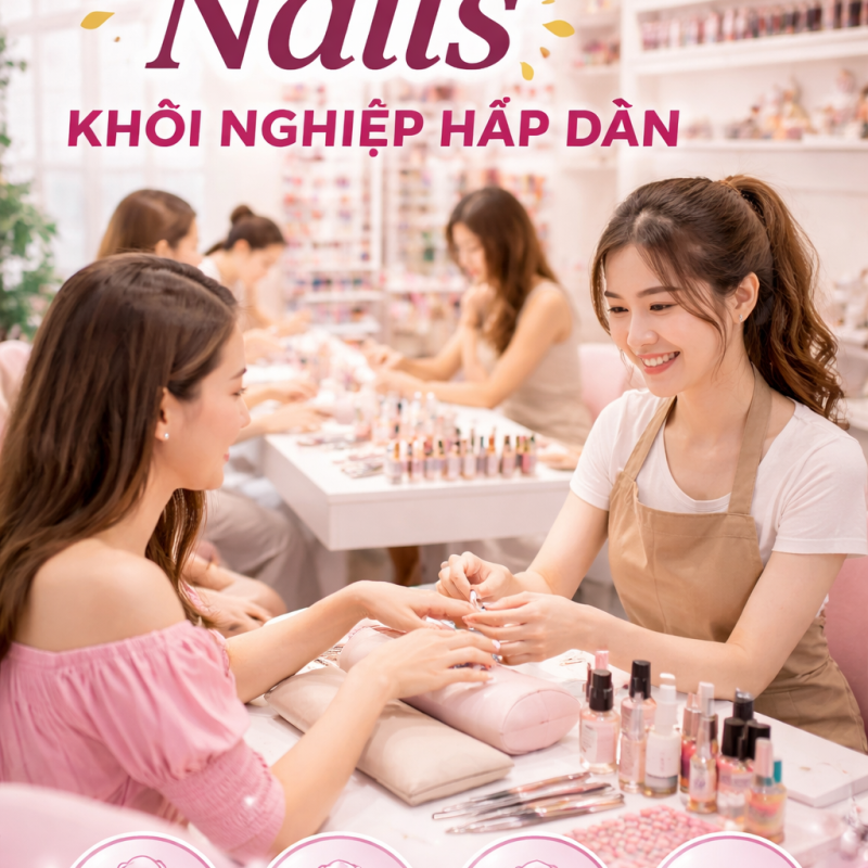 Nghề nails – Hướng khởi nghiệp “nhỏ mà mạnh” trong ngành làm đẹp