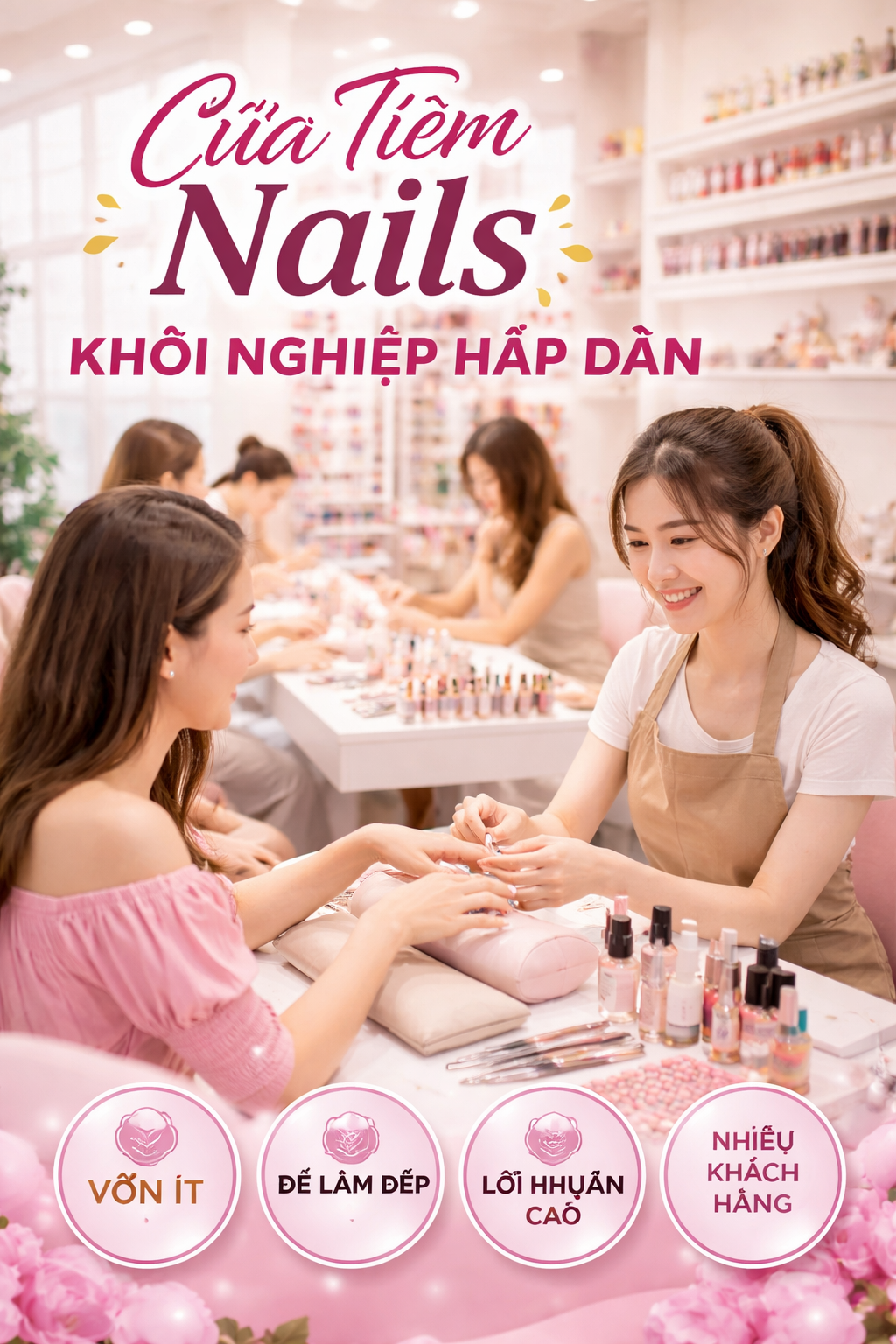 Nghề nails – Hướng khởi nghiệp “nhỏ mà mạnh” trong ngành làm đẹp