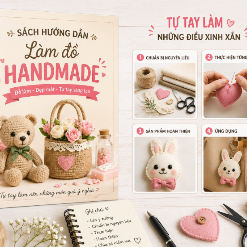 Viết sách dạy làm đồ handmade