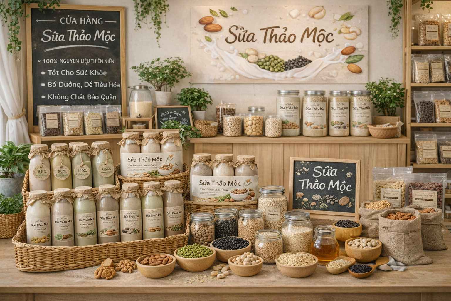 Sữa thảo mộc – Ý tưởng khởi nghiệp “xanh” trong xu hướng sống lành mạnh
