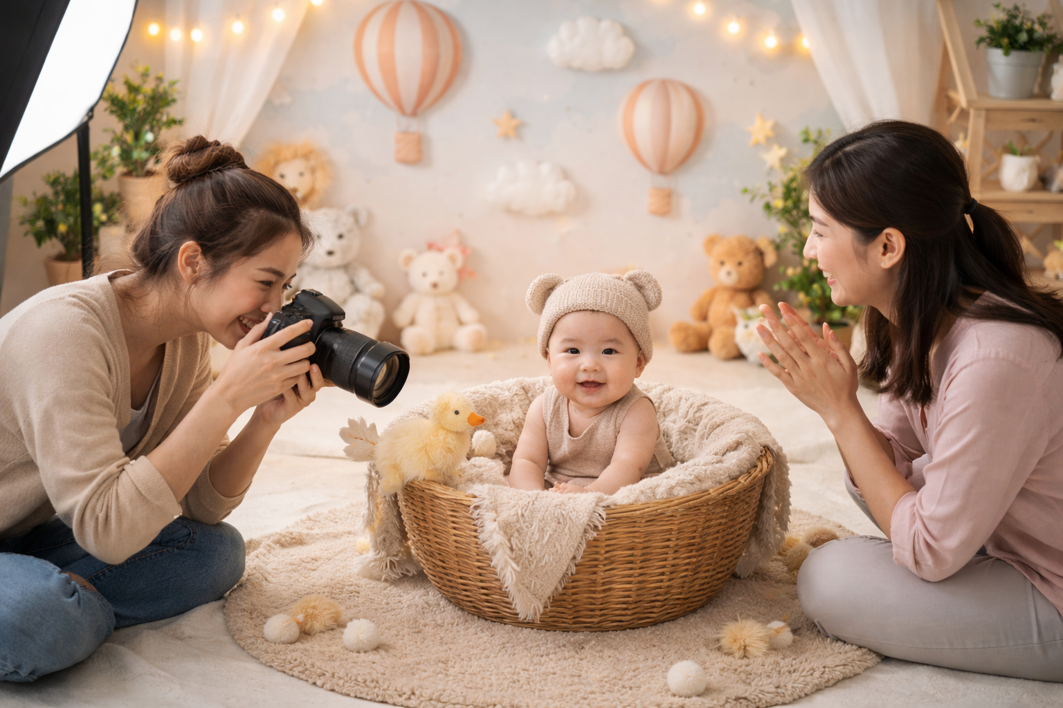Chụp ảnh em bé – Ý tưởng khởi nghiệp từ những khoảnh khắc yêu thương