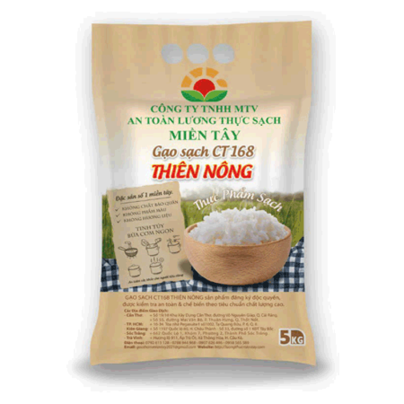 SPĐS GẠO SẠCH CT168 THIÊN NÔNG (Lúa Mùa Truyền Thống)