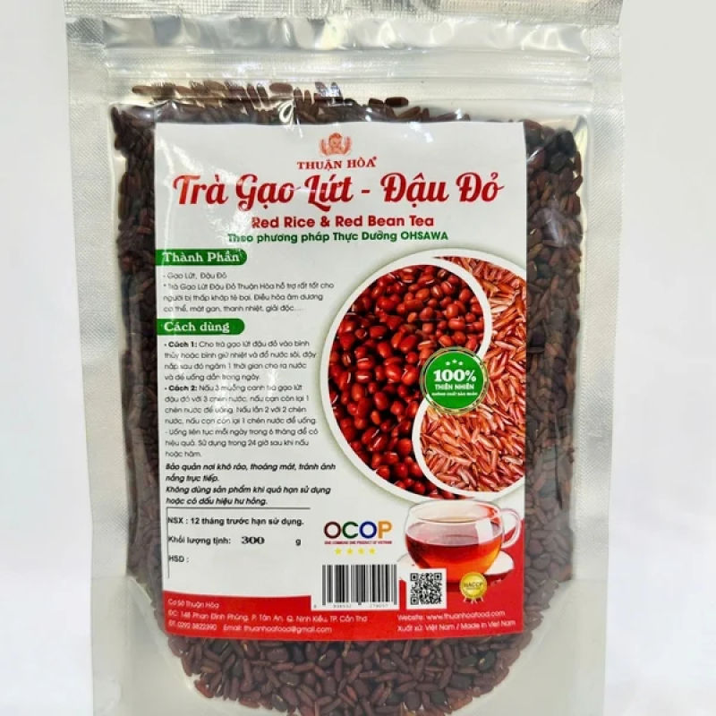Trà gạo lứt đậu đỏ Thuận Hòa