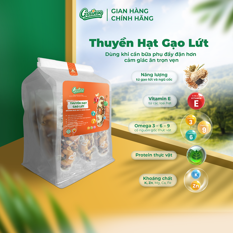 Bánh Thuyền hạt gạo lứt