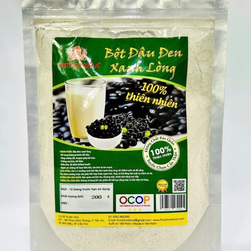 Bột đậu đen xanh lòng