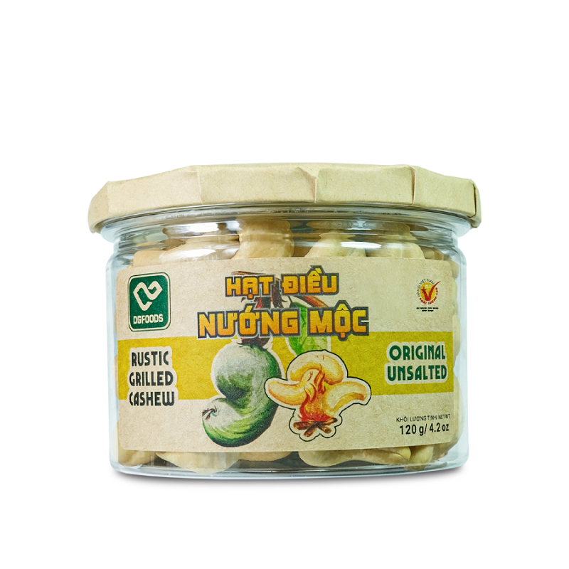 Hạt điều nướng mộc 120g